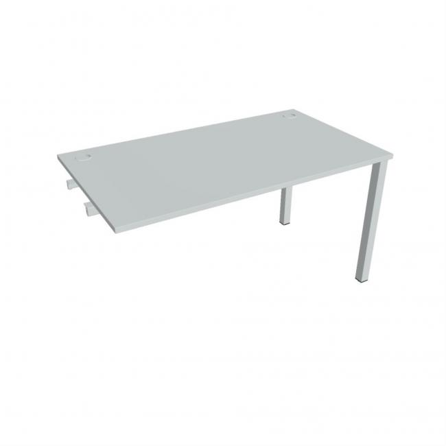 Work table Uni k pozdź. chain, 140x75.5x80 cm, gray/grey