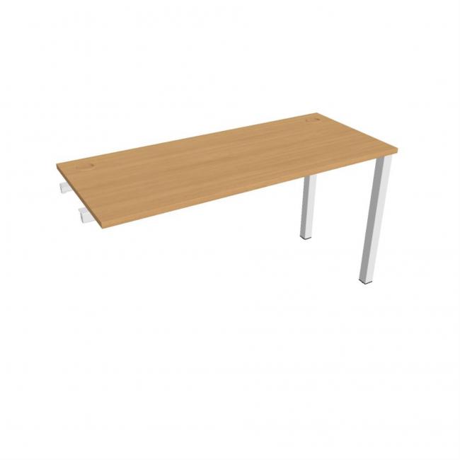 Work table Uni k pozdź. chain, 140x75.5x60 cm, beech/white