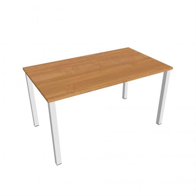 Conference table Uni, 140x75.5x80 cm, alder/white