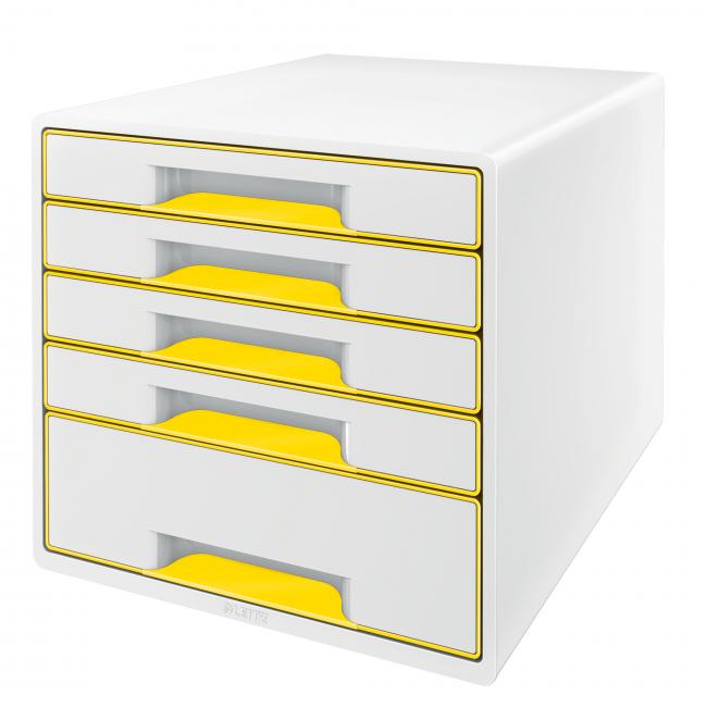 [ES521416] Drawer box Leitz WOW with 5 drawers yellow