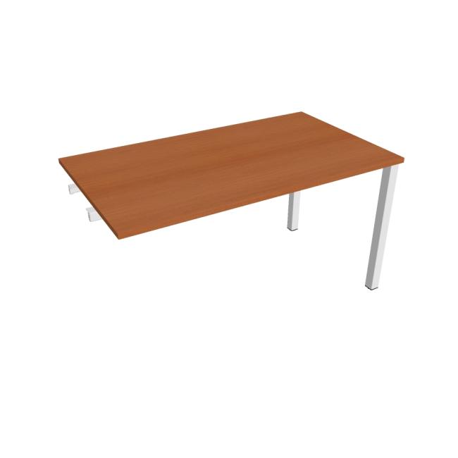 Conference table Uni to late. chain, 140x75.5x80 cm, cherry/white