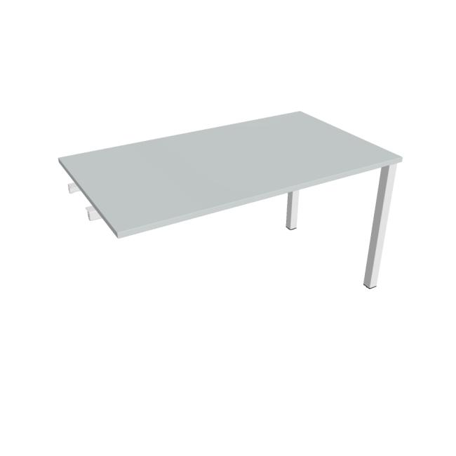 Conference table Uni to late. chain, 140x75.5x80 cm, grey/white