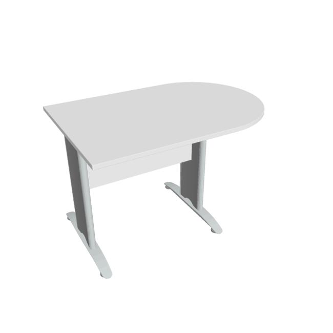 [ON143099] Additional table Cross, 120x75.5x80 cm, white/metal