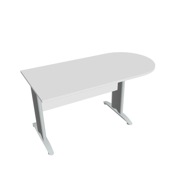 [ON143299] Additional table Cross, 160x75.5x80 cm, white/metal