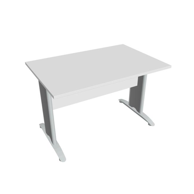 Conference table Cross, 120x75.5x80 cm, white/metal