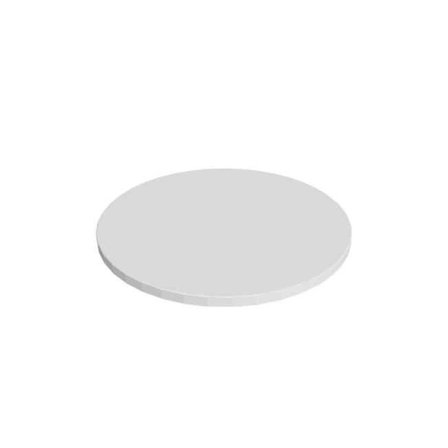 Hobis circular plate, dia. 60 cm, white