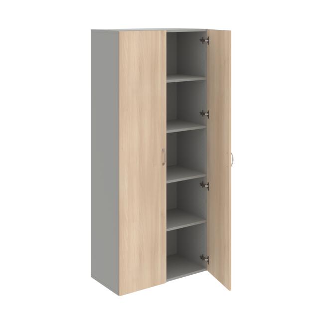 Drive shelf cabinet, 80x185x42 cm, agate/grey