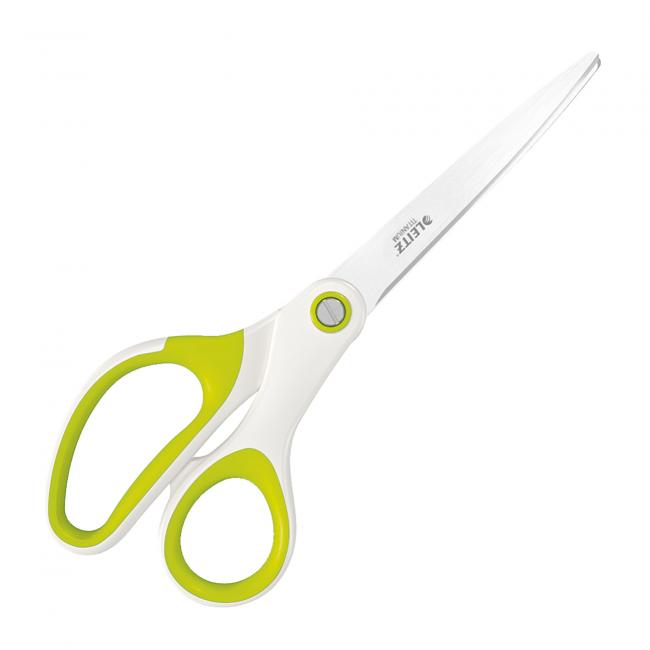 [ES531964] Titanium office scissors Leitz WOW 205mm green
