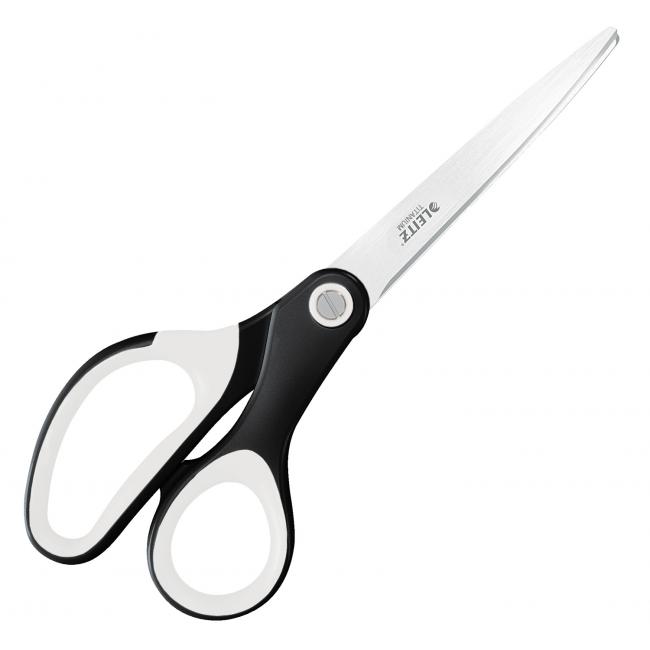 Titanium office scissors Leitz WOW 205mm black
