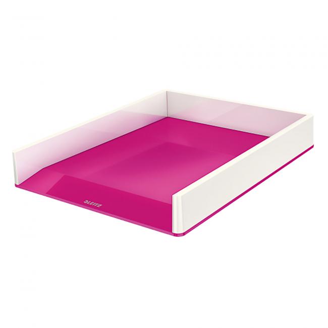[ES536123] Leitz WOW shelf white/metallic pink
