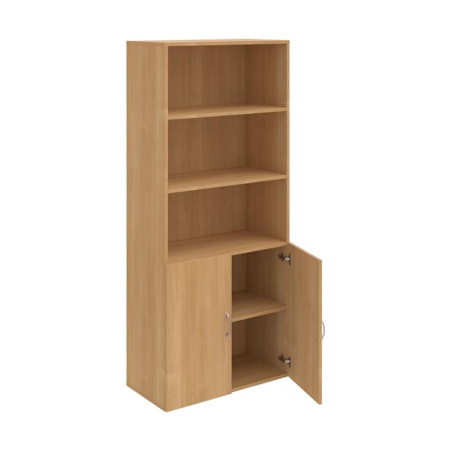 Drive shelf cabinet, 80x185x42 cm, oak/oak