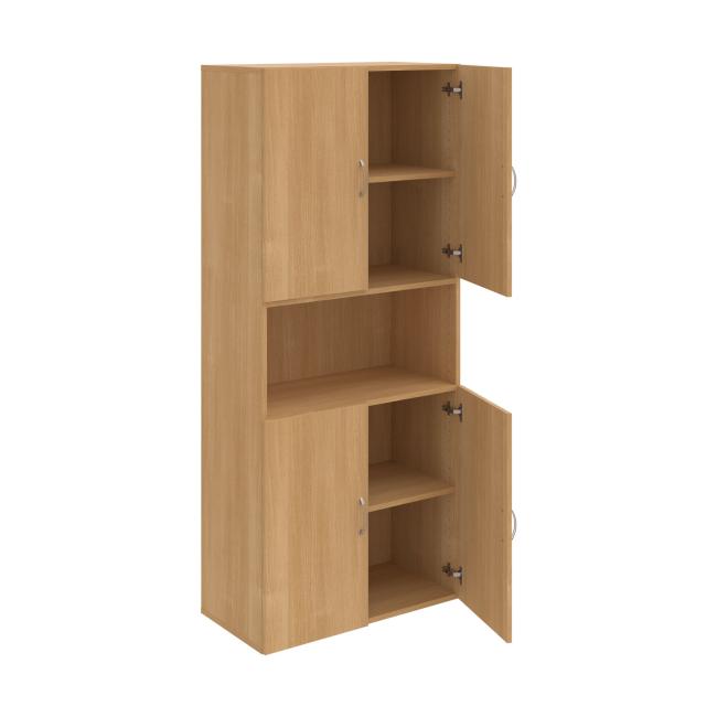 Drive shelf cabinet, 80x185x42 cm, oak/oak