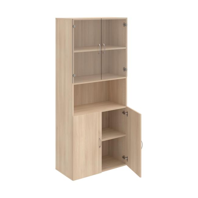 Drive shelf cabinet, 80x185x42 cm, agate/agate