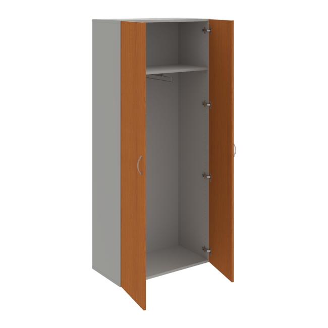 Drive wardrobe shelf, 80x185x42 cm, cherry/grey