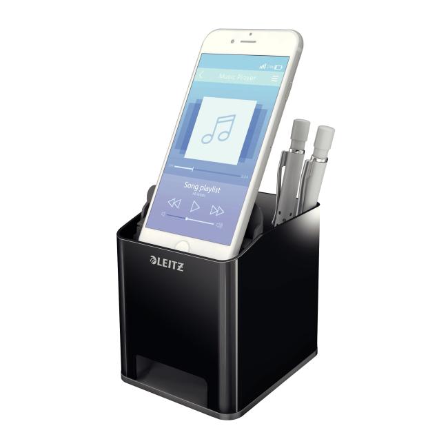 [ES536195] Leitz WOW musical pen stand black