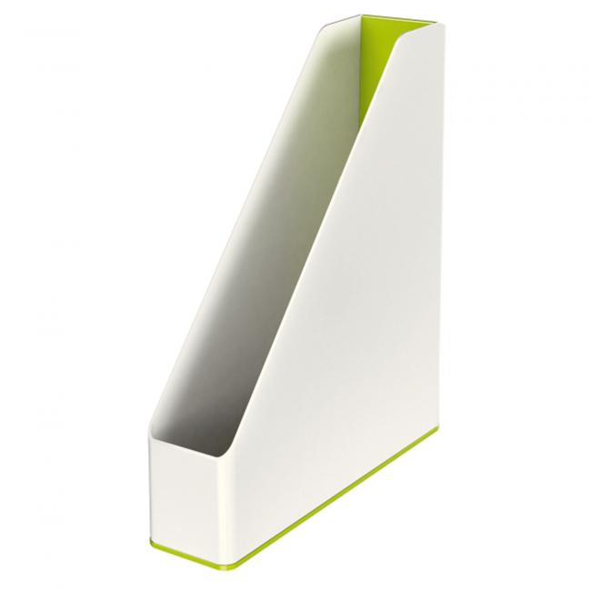 [ES536264] Leitz WOW white/metallic green magazine stand