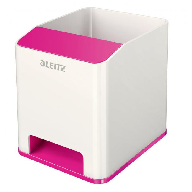 Pen stand musical Leitz WOW metallic pink