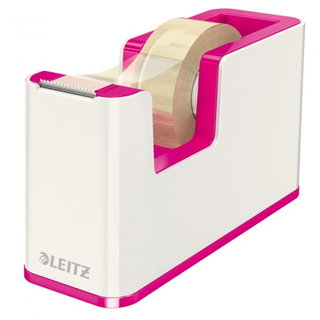 [ES536423] Tape dispenser Leitz WOW white/metallic pink