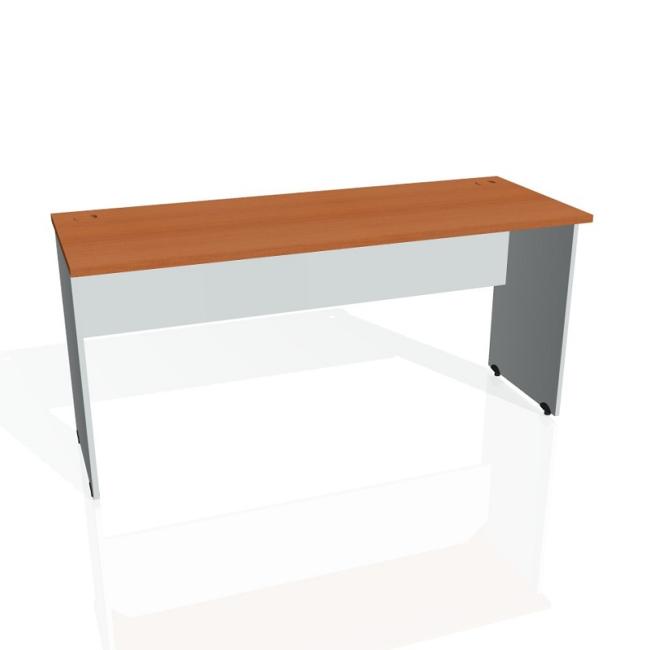 Gate desk, 160x75.5x60 cm, cherry/grey