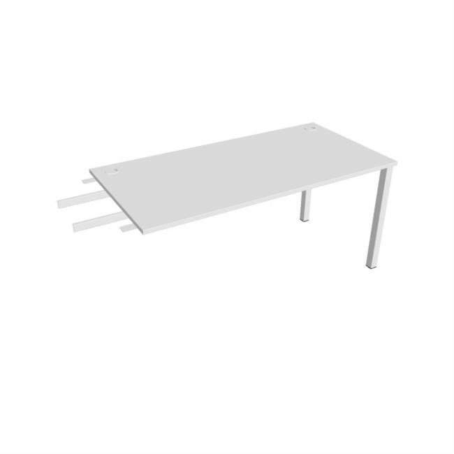 Work table Uni, chain, 160x75.5x80 cm, white/white