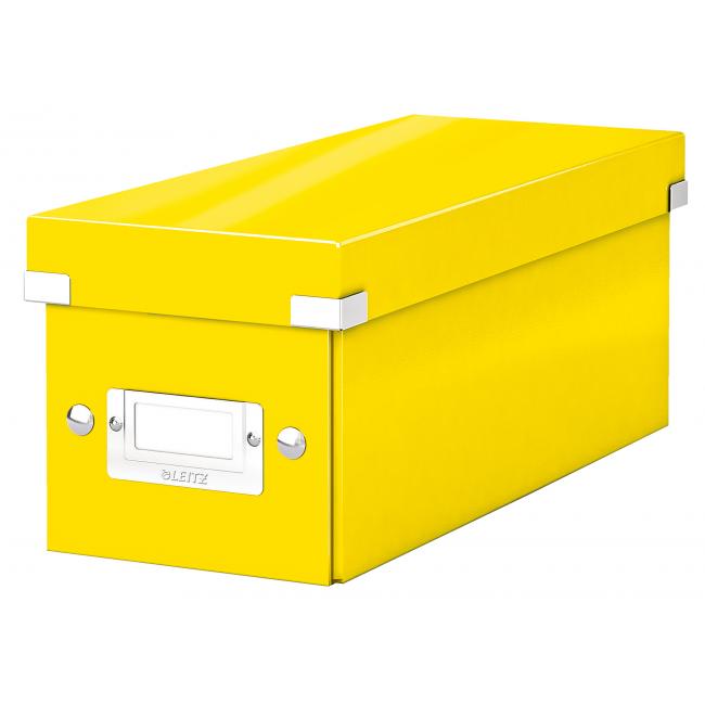 [ES604116] Click & Store CD box yellow