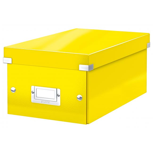 [ES604216] Box for DVD Click & Store WOW yellow