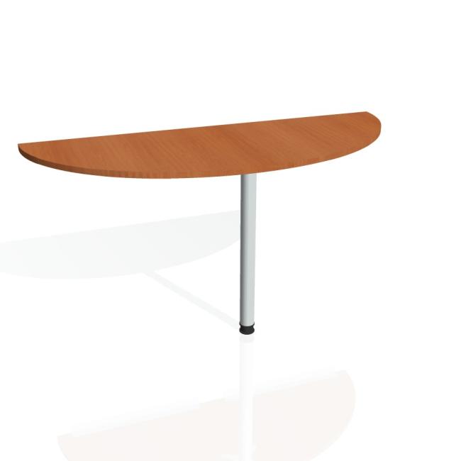 Additional table Gate, 160x75.5x60 cm, cherry/metal