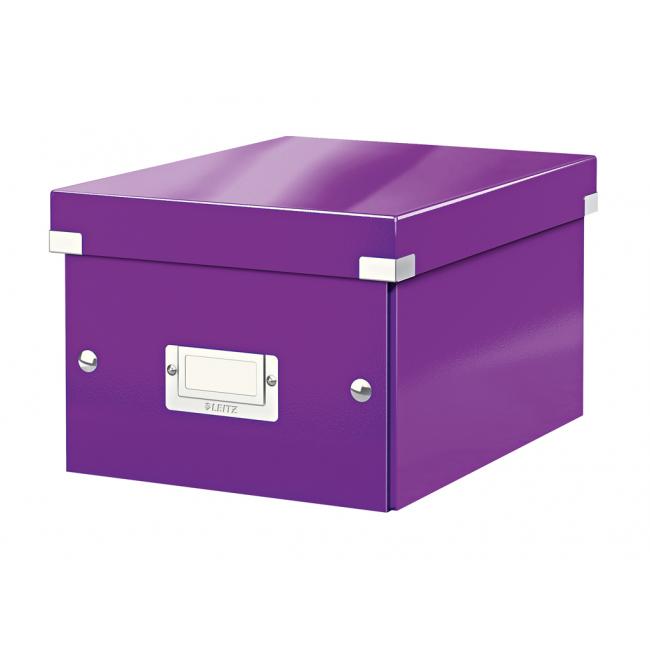 [ES604362] Small box Click & Store purple