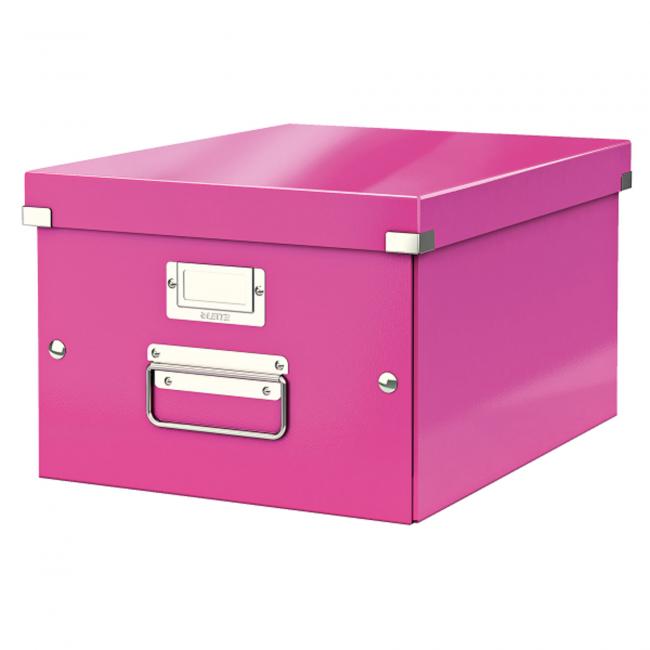 [ES604423] Click & Store medium box pink