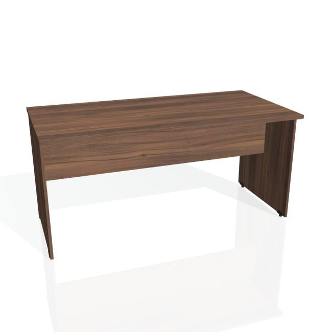 Gate meeting table, 160x75.5x80 cm, walnut/walnut