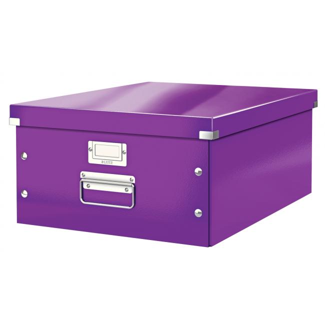[ES604562] Large box A3 Click & Store purple