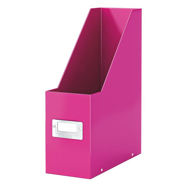 Leitz Click & Store magazine rack metallic pink