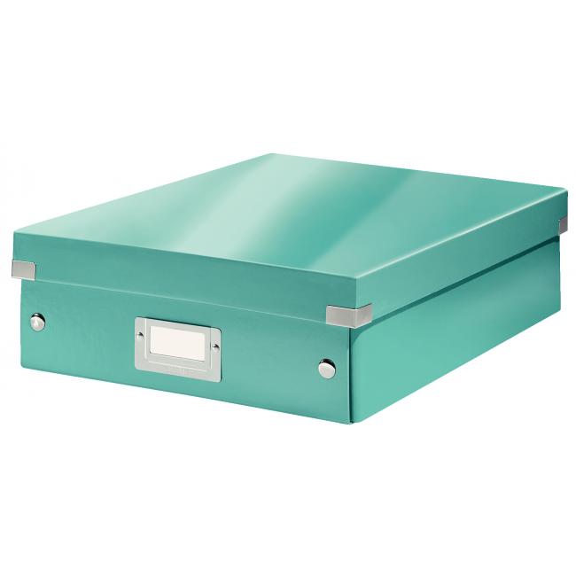 [ES605851] Medium organizational box Click & Store ice blue