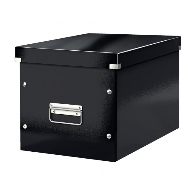 [ES610895] Square box Click & Store A4 black