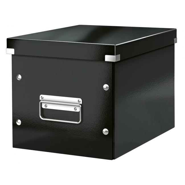[ES610995] Square box A5 (M) Click & Store black