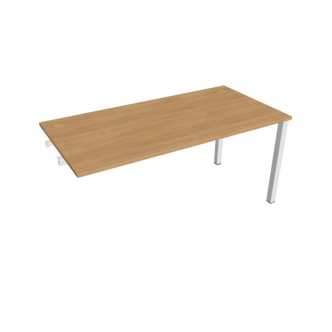 Work table Uni k pozdź. chain, 160x75.5x80 cm, oak/white