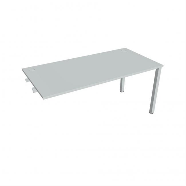 Work table Uni k pozdź. chain, 160x75.5x80 cm, gray/grey
