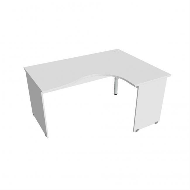 [ON161799] Gate desk, ergo, left, 160x75.5x12 cm, white/white