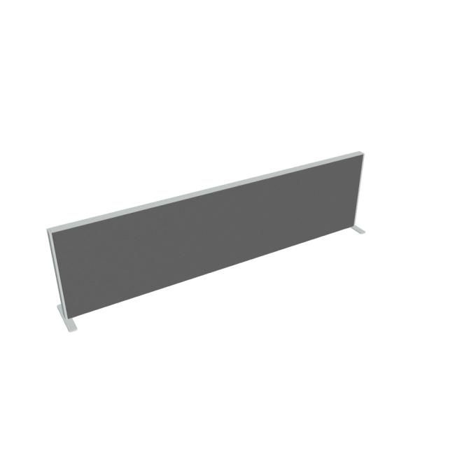 Akustik table screen, 160 cm, light grey