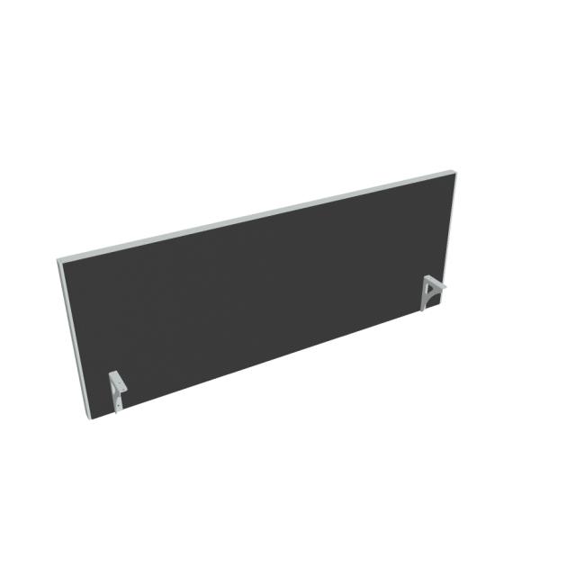 Akustik table edge screen, 160 cm, anthracite