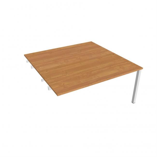 Work table Uni k pozdź. chain, 160x75.5x160 cm, alder/white