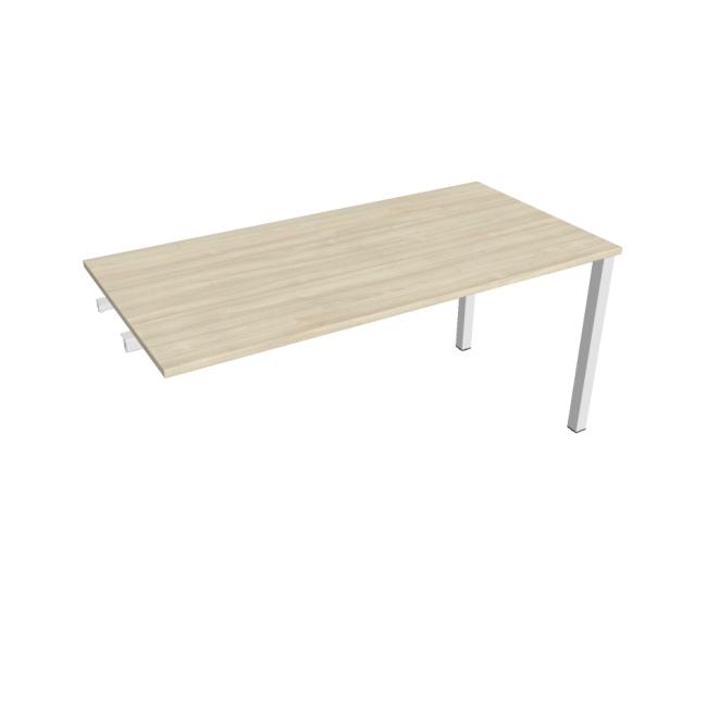 Conference table Uni to late. chain, 160x75.5x80 cm, agate/white