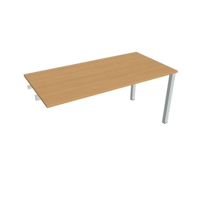 Conference table Uni to late. chain, 160x75.5x80 cm, beech/grey