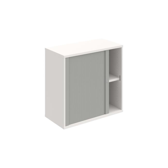 Strong shelf cabinet, 80x76.8x40 cm, grey/white