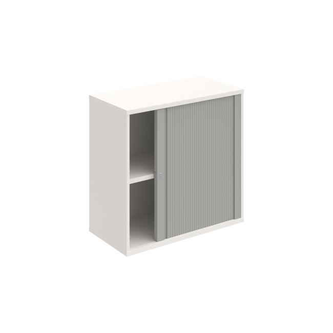 Strong shelf cabinet, 80x76.8x40 cm, grey/white