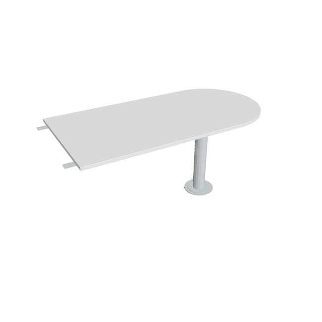 [ON165299] Additional table Flex, 160x75.5x80 cm, white/metal