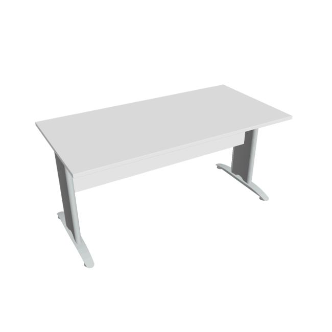 Conference table Cross, 160x75.5x80 cm, white/metal