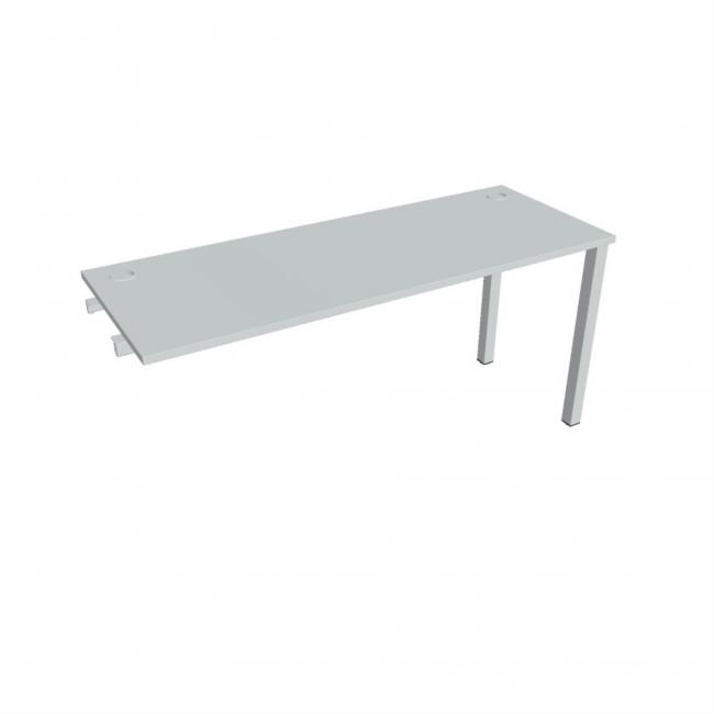 Work table Uni k pozdź. chain, 160x75.5x60 cm, gray/grey