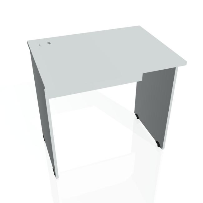 Gate desk, 80x75.5x60 cm, grey/grey