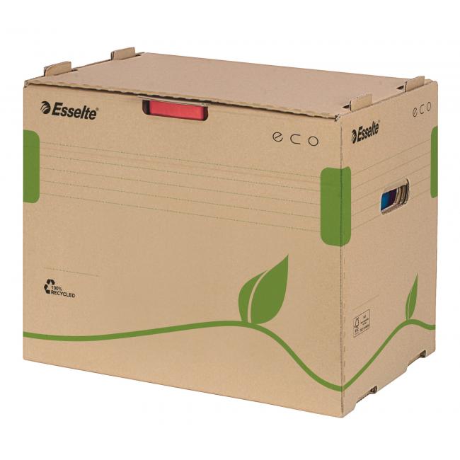 Esselte ECO archive file box brown 305x343x427 mm
